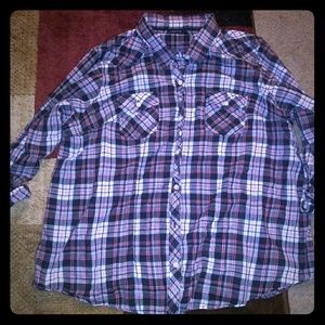 Long Sleeve Plaid Shirt